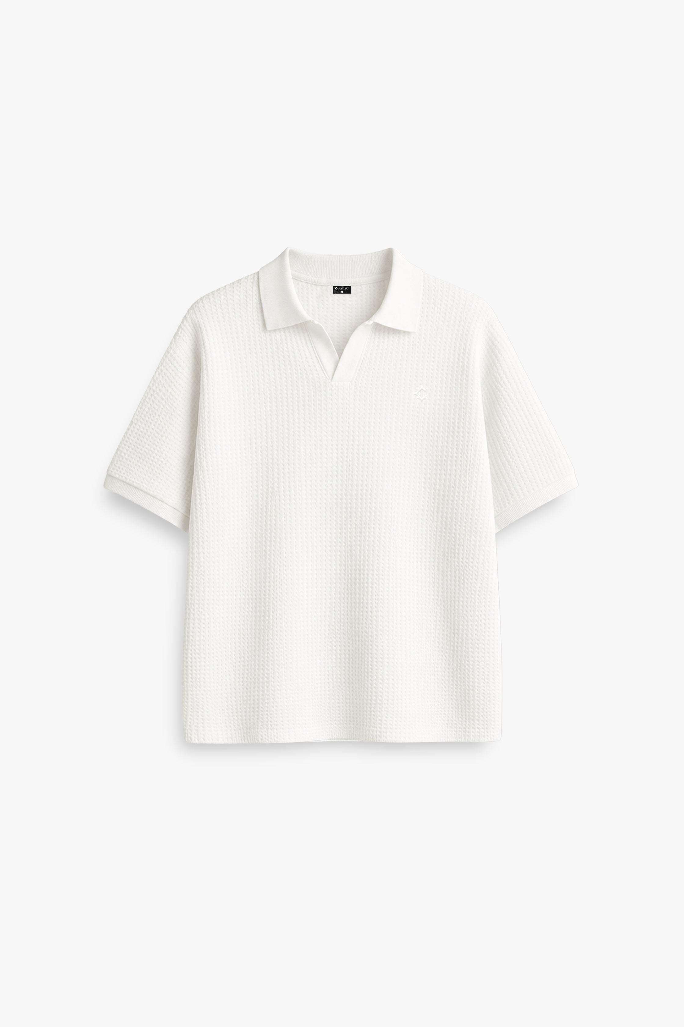 PEARL WAFFLE POLO