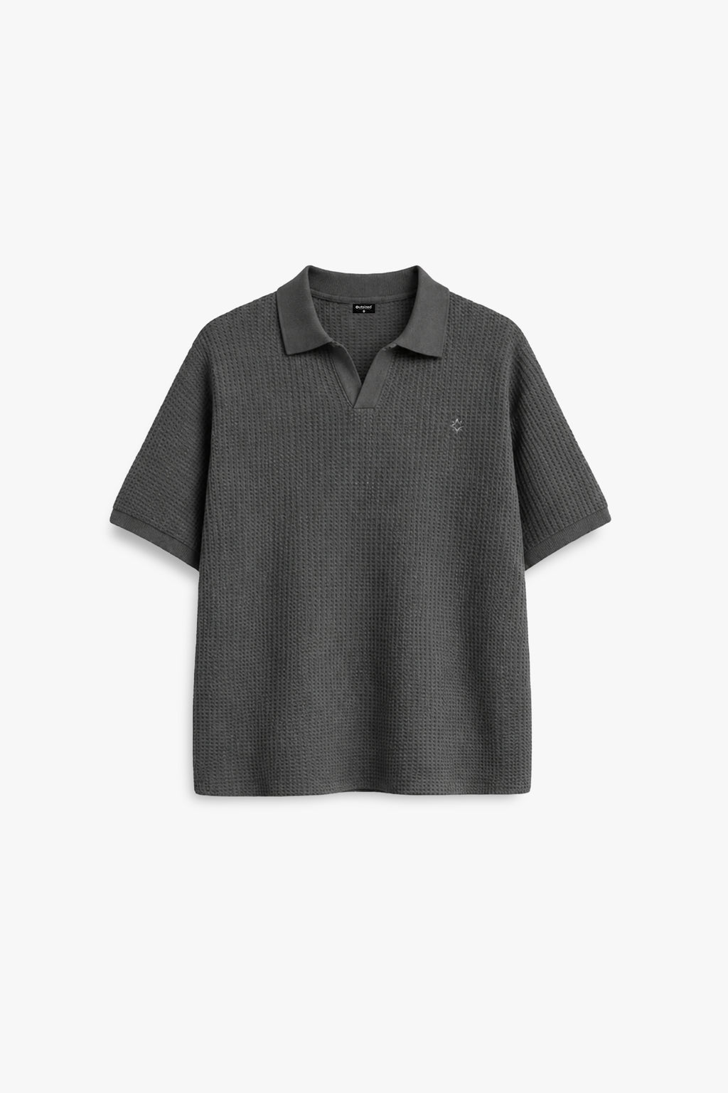 SLATE WAFFLE POLO