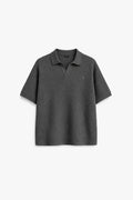 SLATE WAFFLE POLO