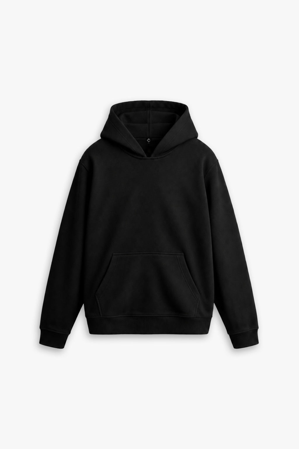 MAIN CHARACTER HOODIE — BLACK