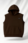 MOCHACUT SLEEVELESS HOODIE