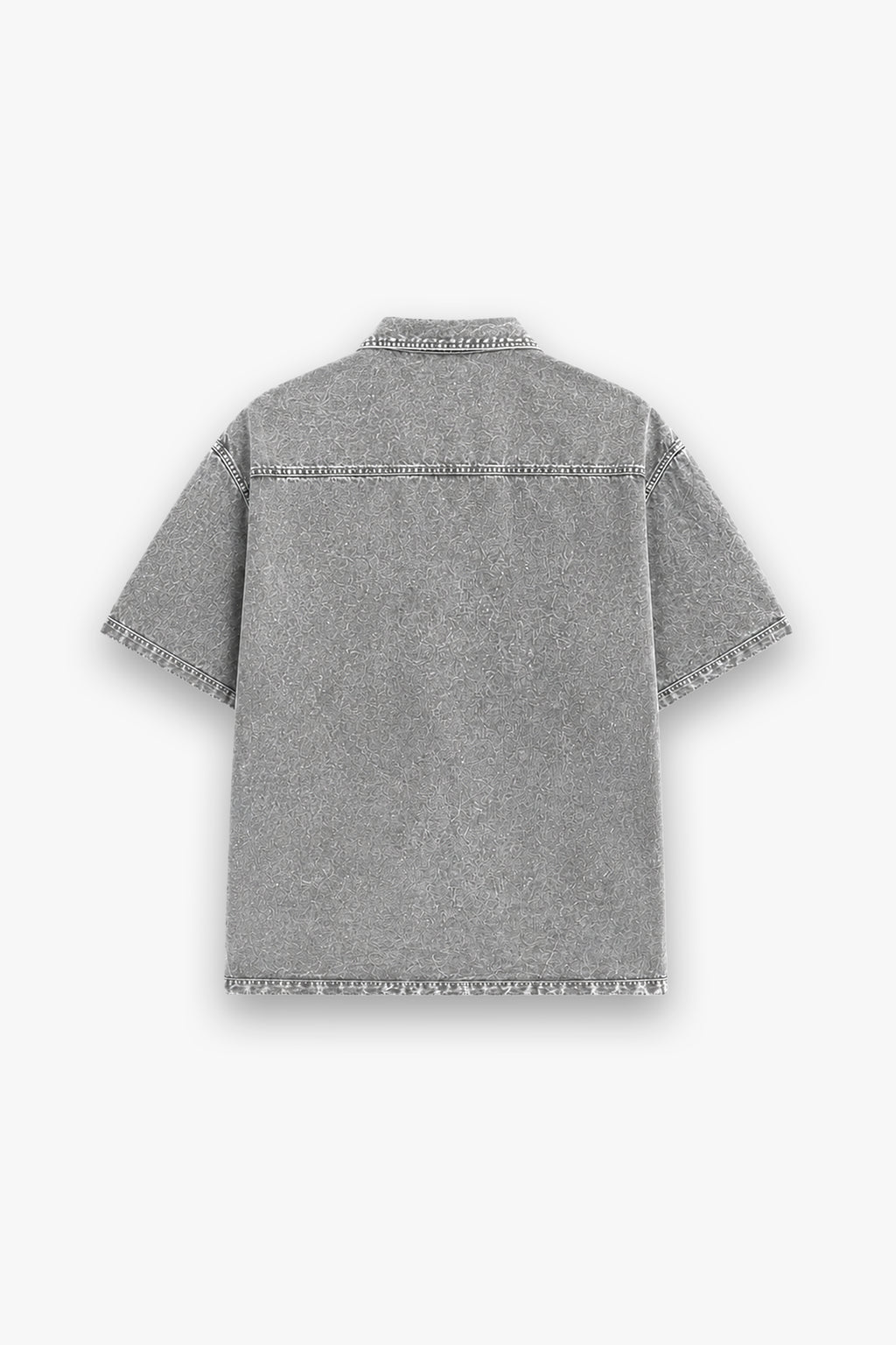 VINTAGE GREY ACID WASH SHIRT