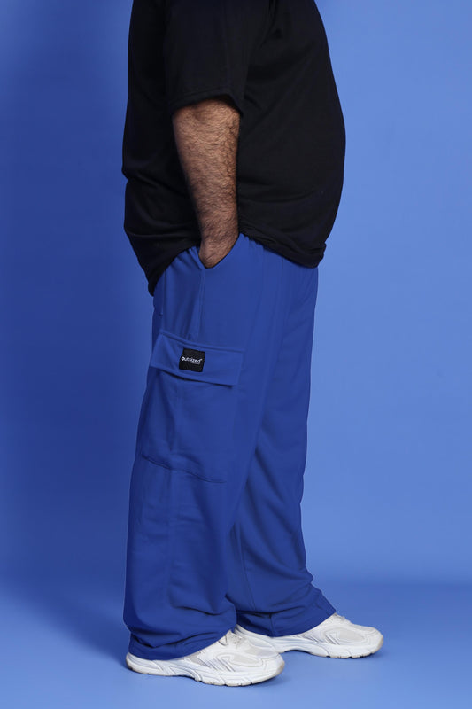 DARK BLUE CARGO TROUSER - My Store