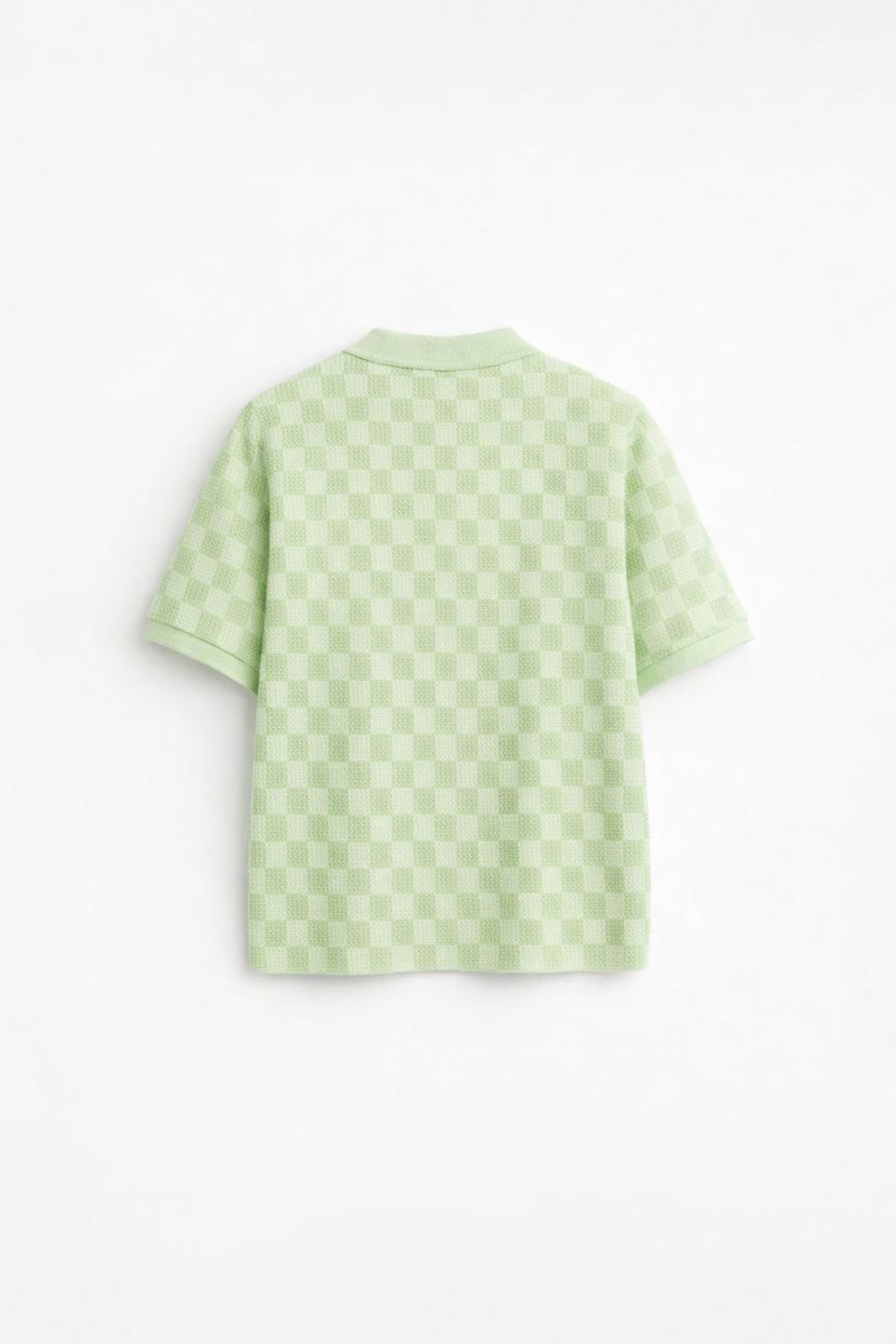 PISTACHIO CHECK POLO