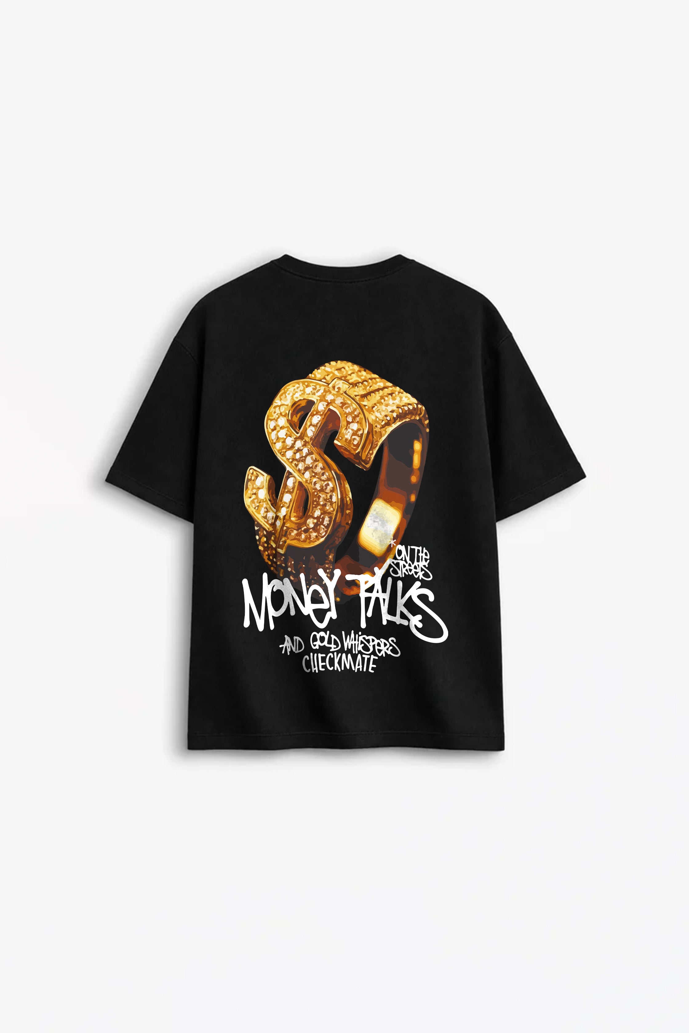 GOLDEN WHISPERS GRAPHIC T-SHIRT