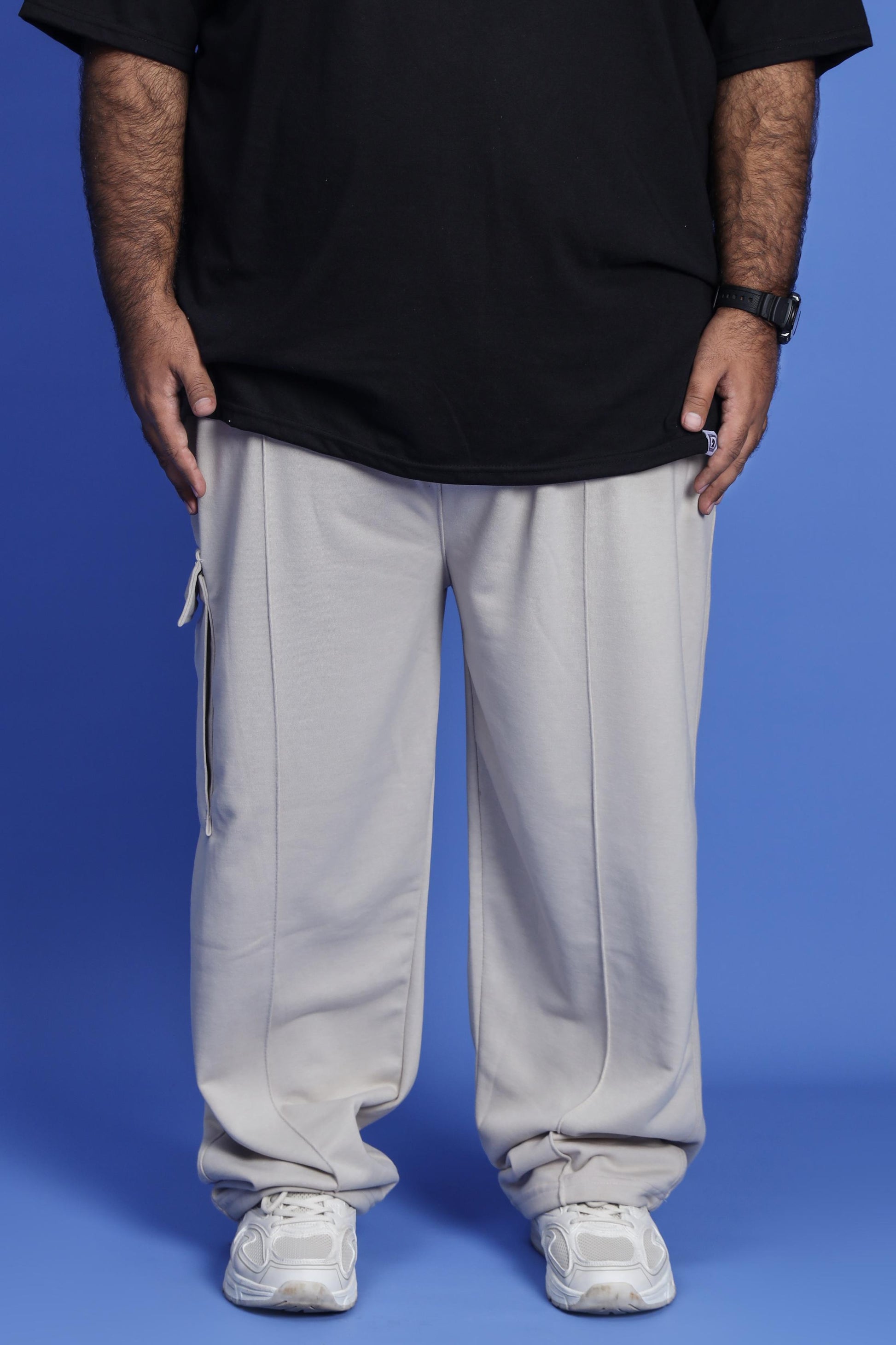 GRAY CARGO TROUSER - My Store