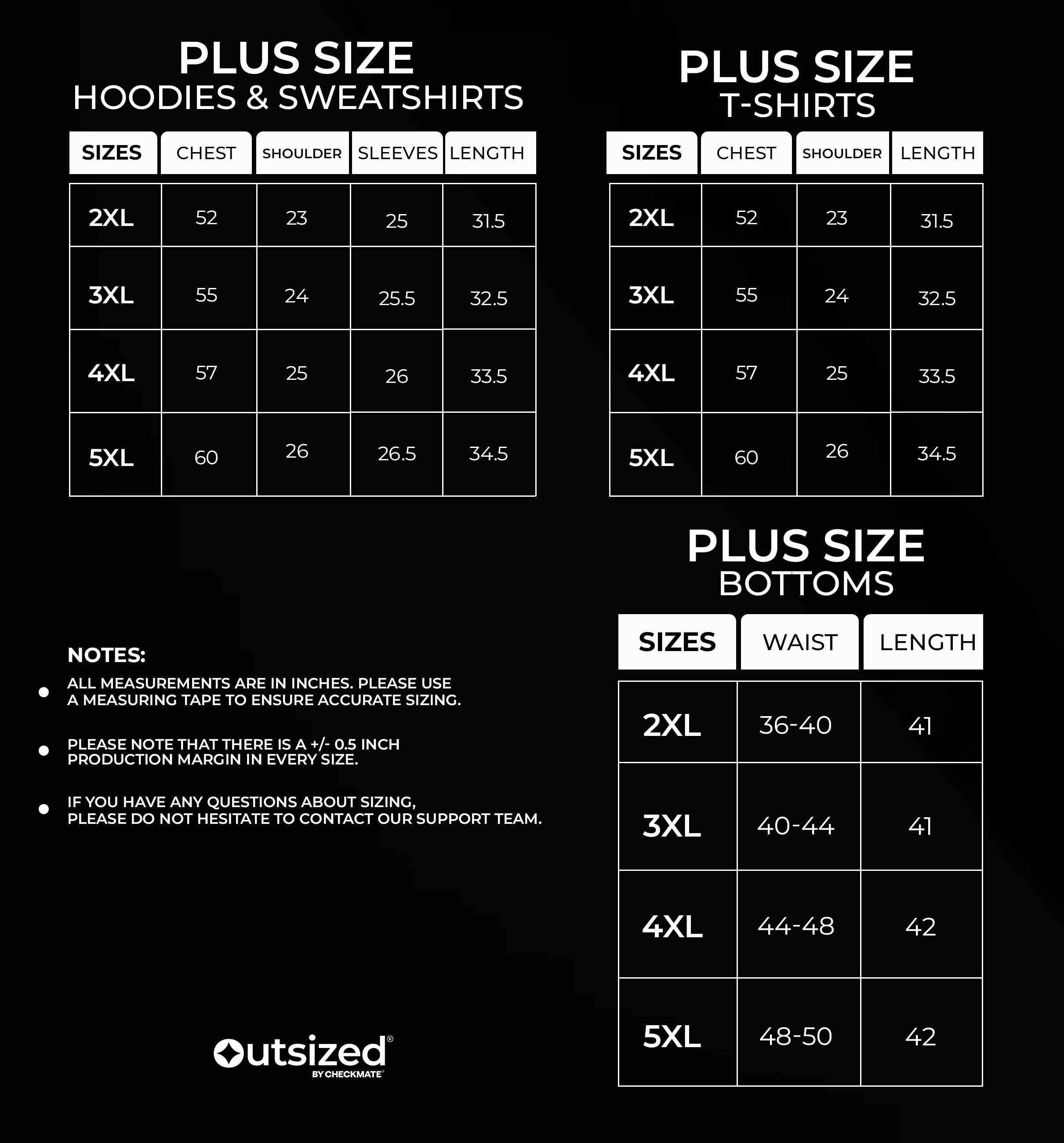 Outsized By Checkmate