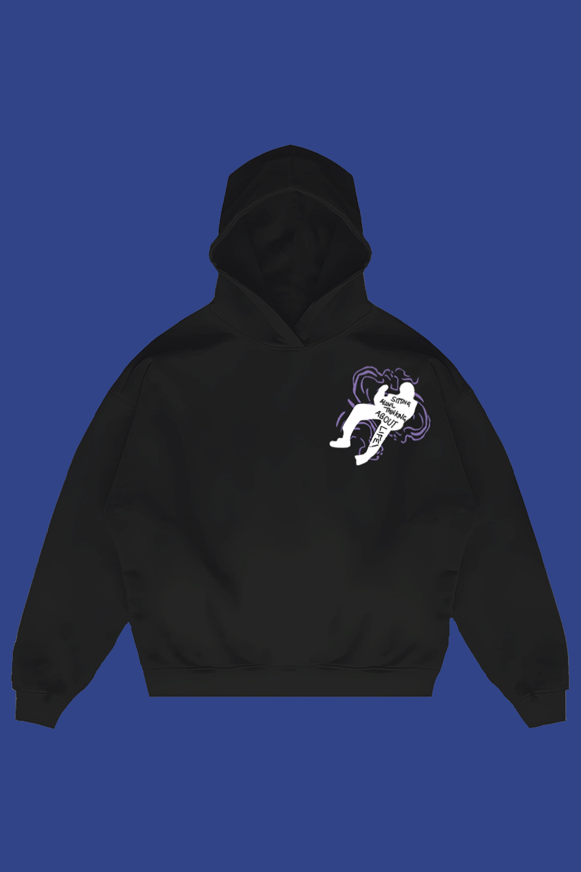SITTING ALONE HOODIE - My Store