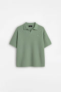 EARTH TONE OLIVE POLO