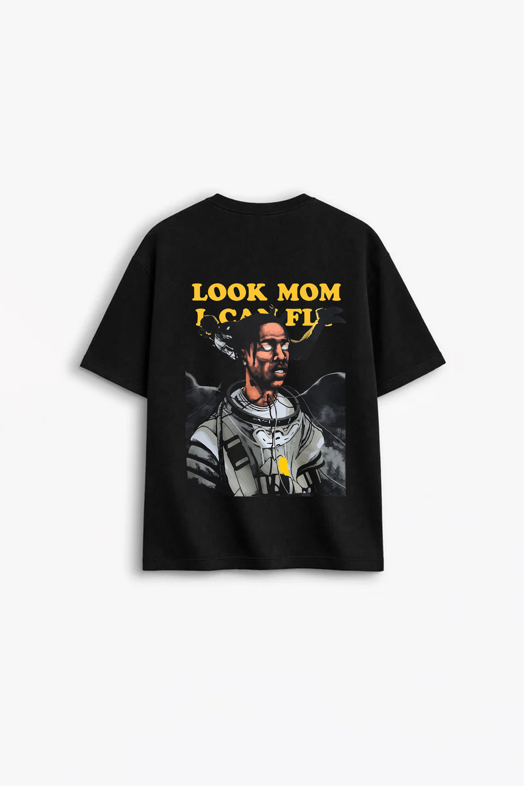 LOOK MOM GRAPHIC T-SHIRT