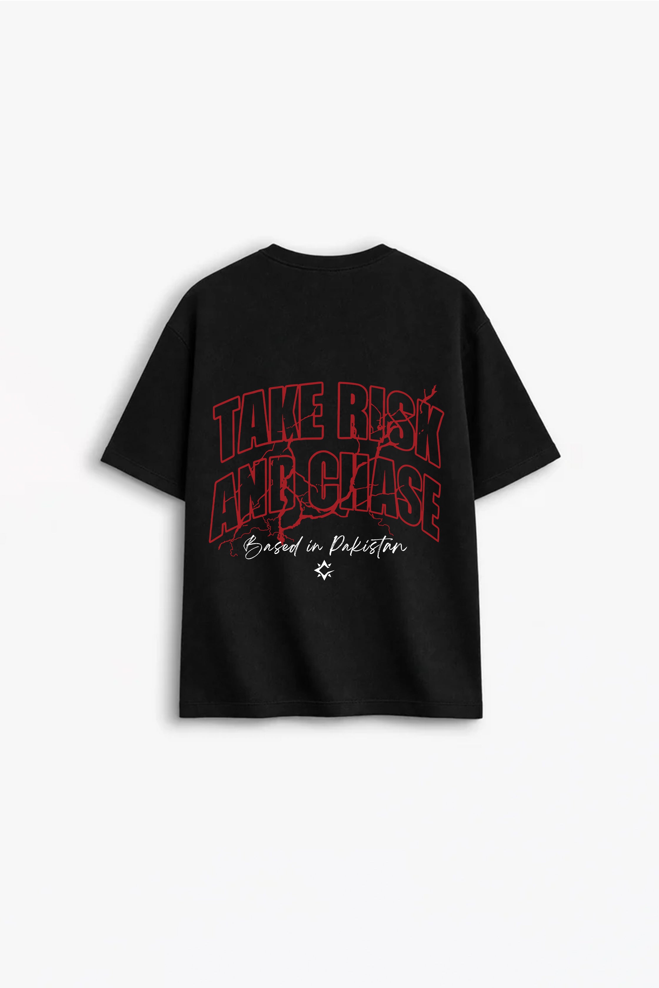 TAKE RISK BACK GRAPHIC T-SHIRT