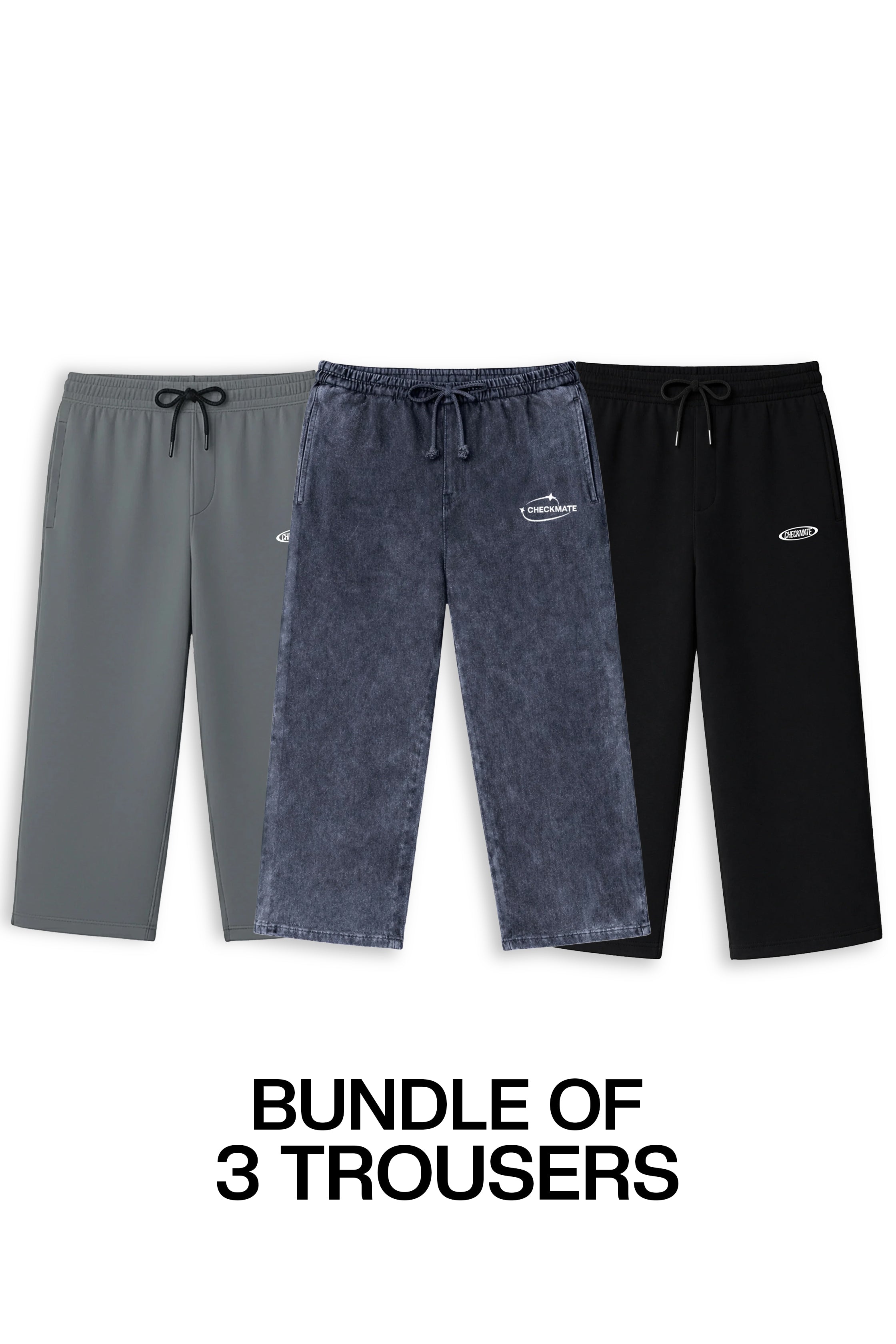 BUNDLE OF 3 TROUSERS