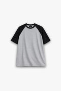 CORE GREY RAGLAN T-SHIRT