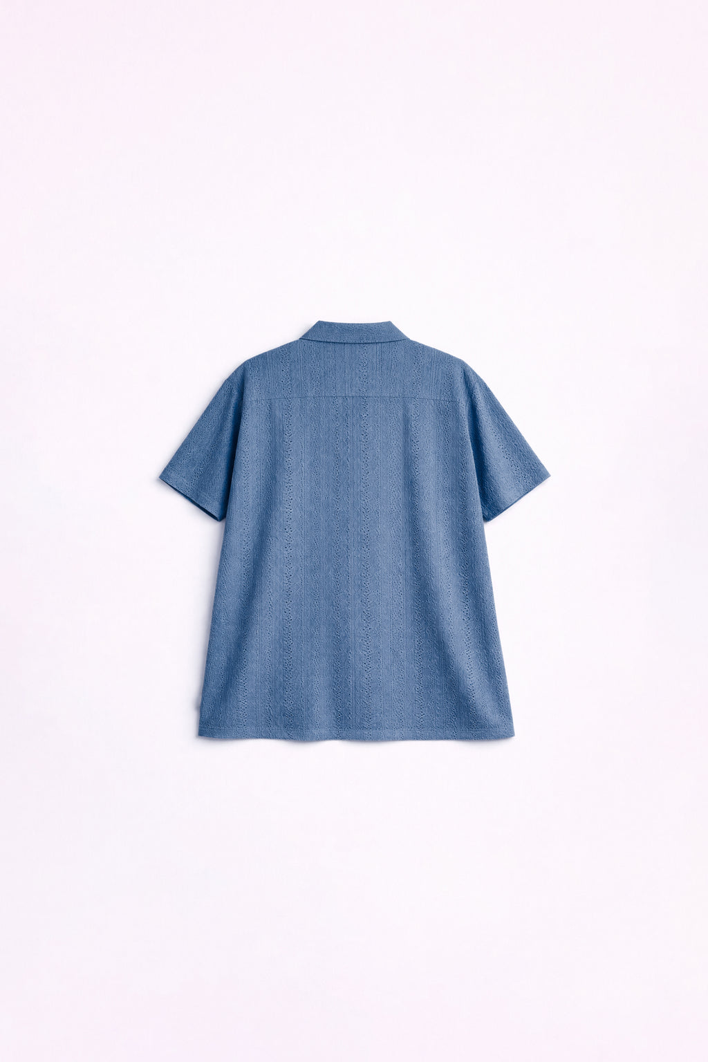 ICE BLUE TEXTURE SHIRT