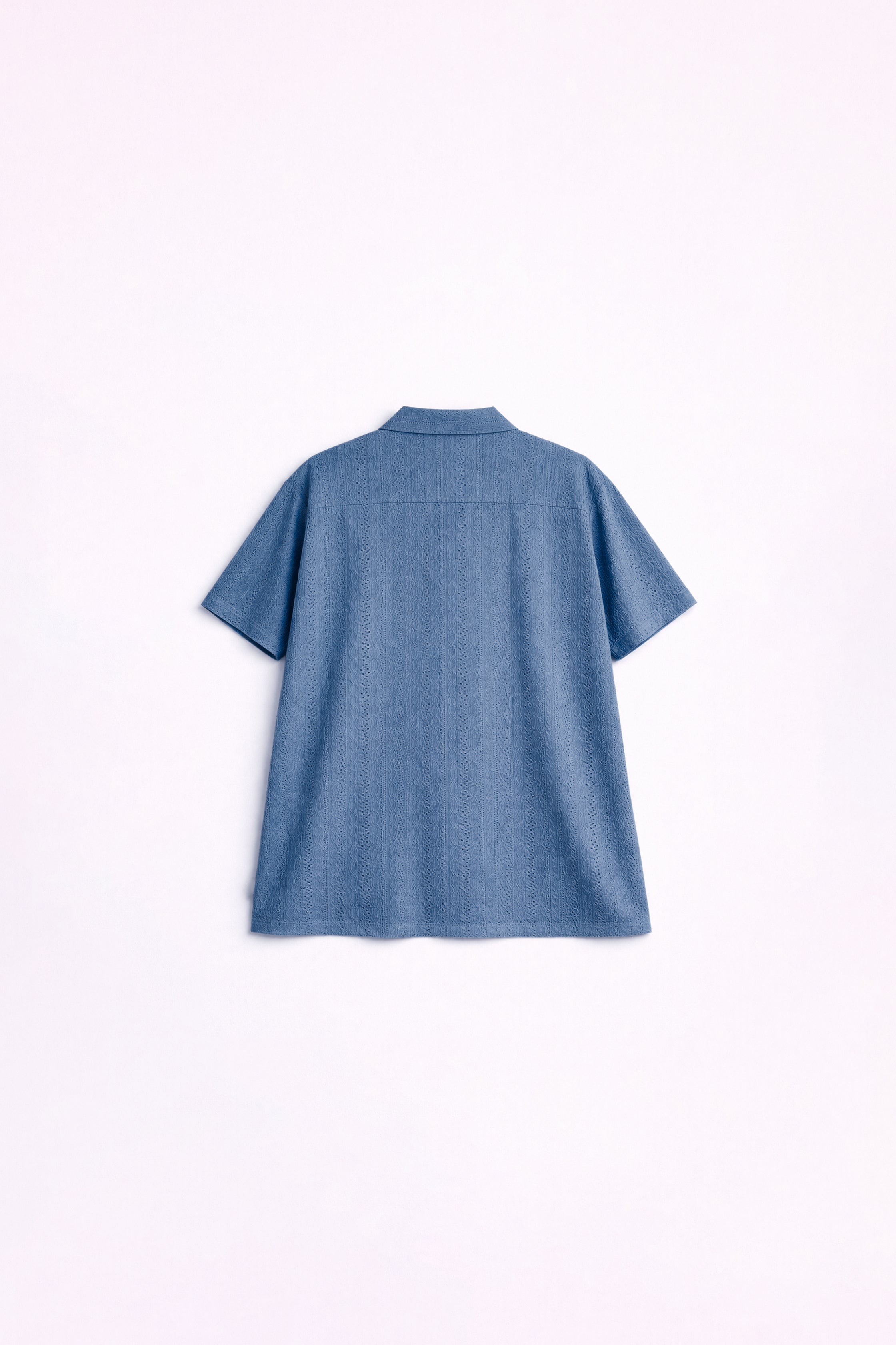 ICE BLUE TEXTURE SHIRT